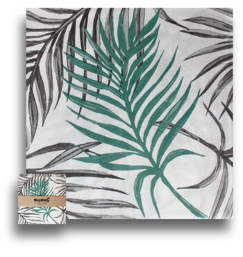 Palm-leaves-Green-Airlaid-Napkins_serviettes