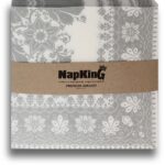 Ornamental-Floral grey-Airlaid-Napkins_serviettes