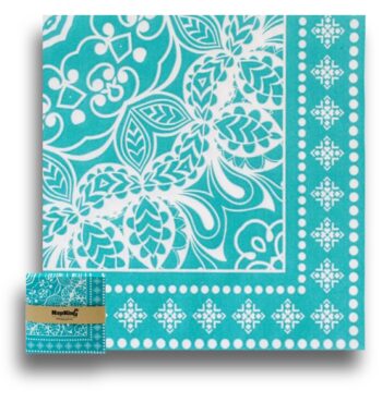 Ornamental-Lace-Airlaid-Serviettes-Napkins-green