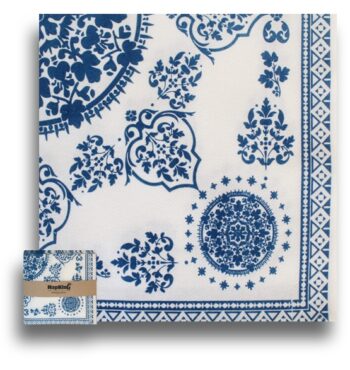 Ornamental-Victorian-Airlaid-Serviettes-Napkins-blue-1