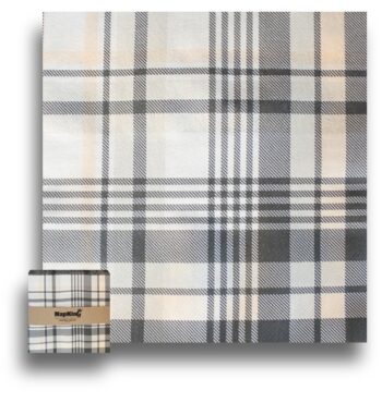 Peach-Tartan-Airlaid-Napkins-serviettes