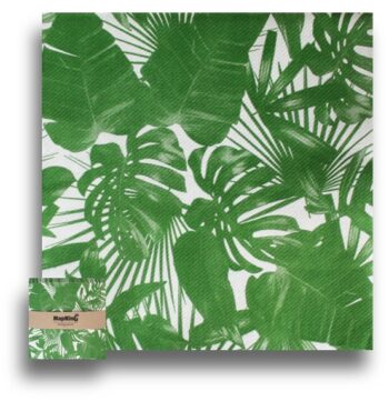 Leaves-Tropical-Green-Airlaid-Napkins--Grande-serviettes