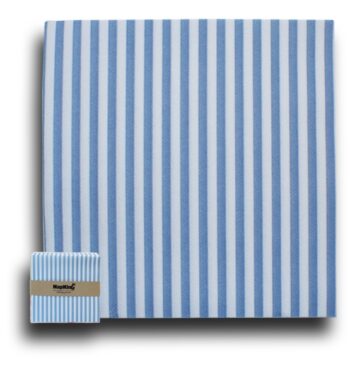 Classic Stripes Slate Grande Blue Airlaid Napkins