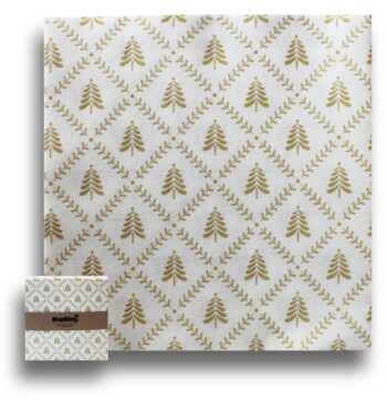 Gold Christmas Trees Airlaid Napkins