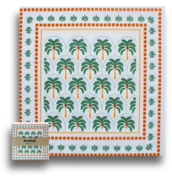 Green Palm-Tree-Airlaid-Napkins-