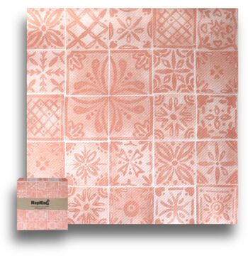 Abstract Watercolour Tile napkins