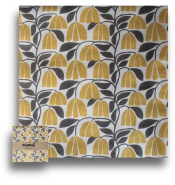 Organic Leaves & flowers airlaid print napkin