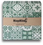 Green-Patchwork-airlaid-napkins-serviette printed
