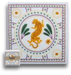 Tropical Palm Tree With Leopard Napkins serviettes